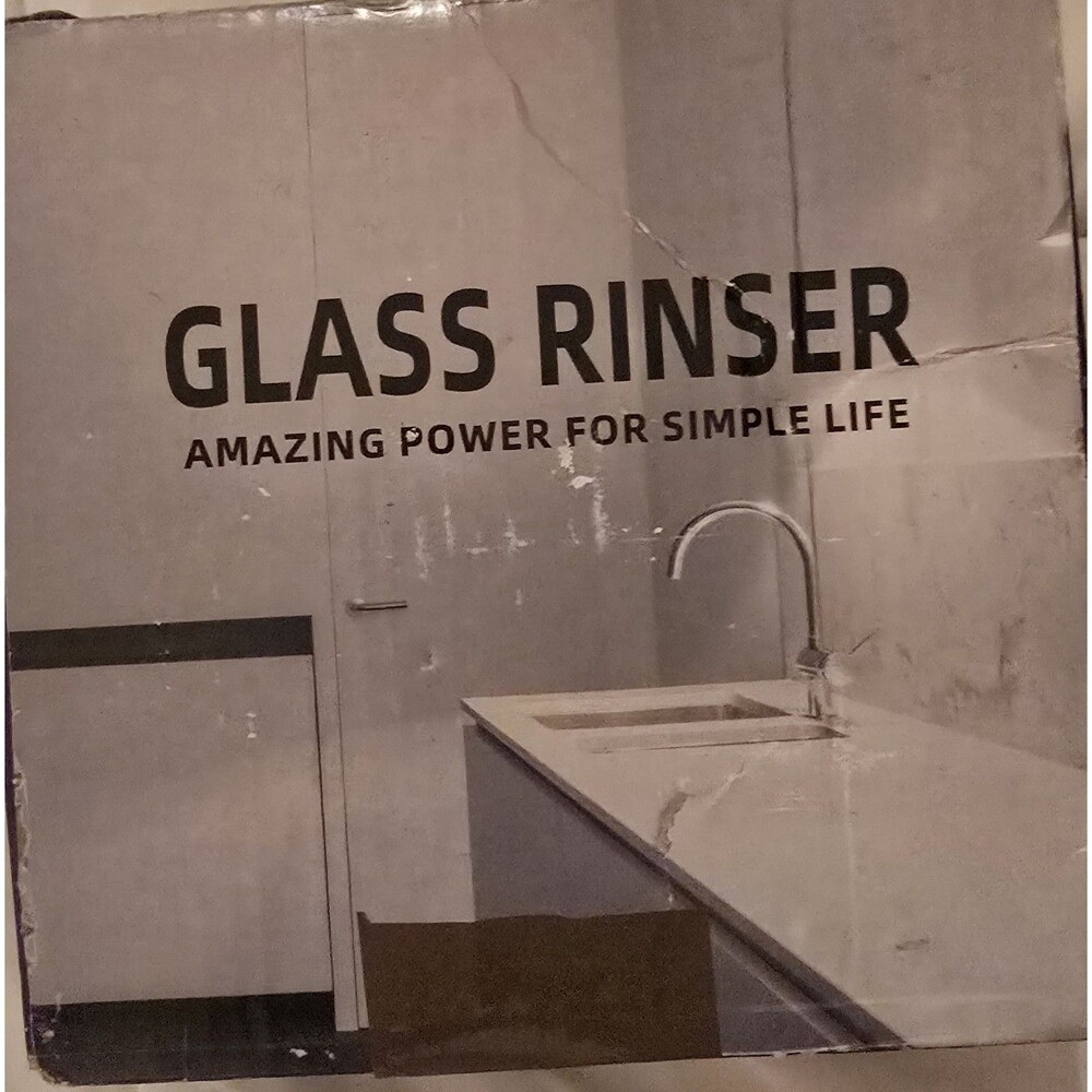 Automatic Cup Washer Faucet Glass Rinser Kitchen Sink Bar